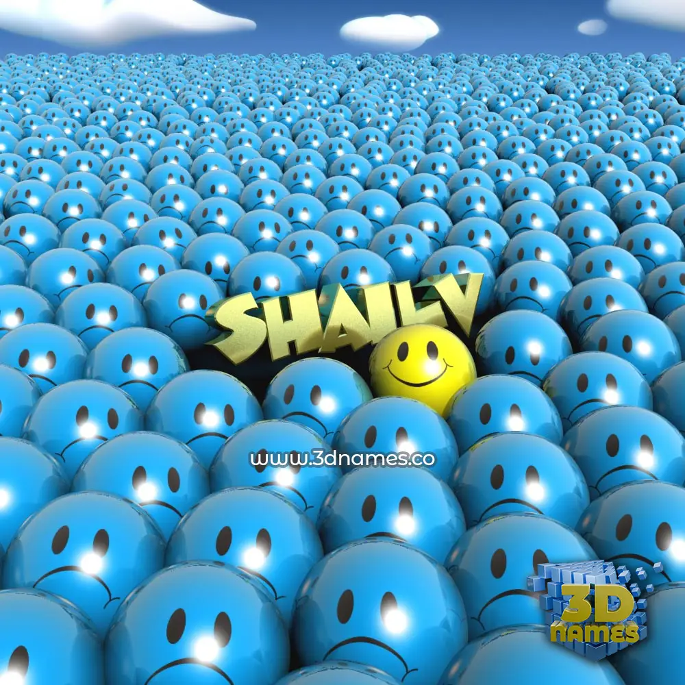 shailv in Special Smileys style - 3D name wallpaper