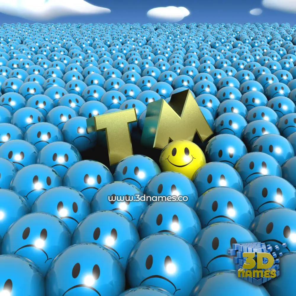 t m in Special Smileys style - 3D name wallpaper