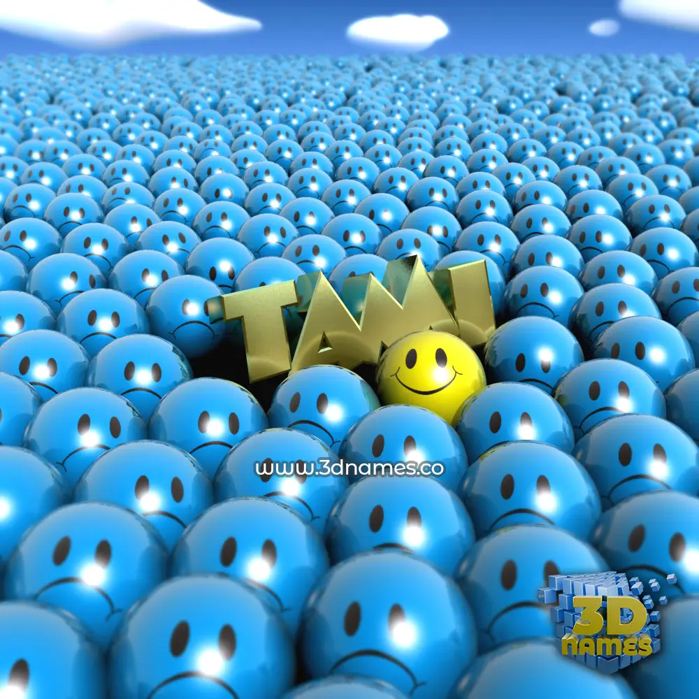 tami in Special Smileys style - 3D name wallpaper