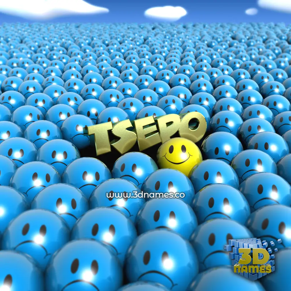 tsepo in Special Smileys style - 3D name wallpaper