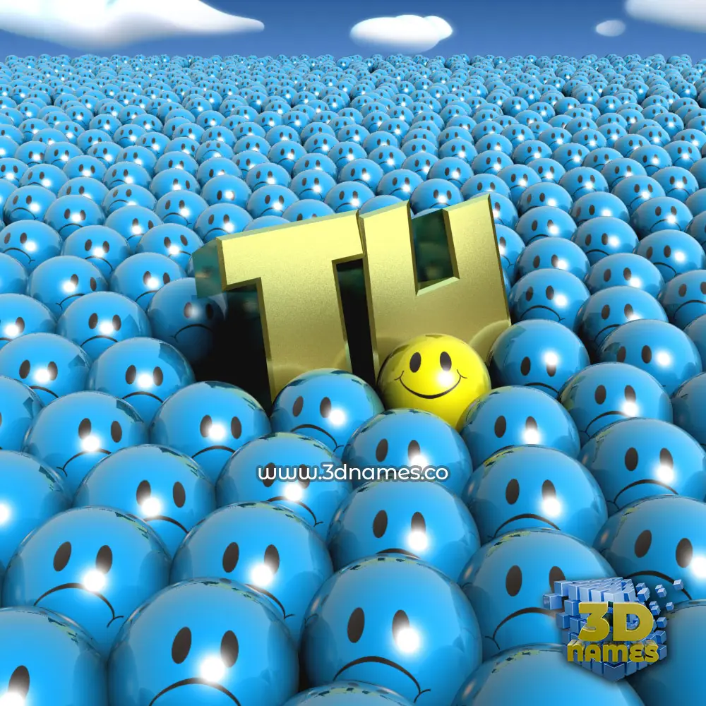 tu in Special Smileys style - 3D name wallpaper