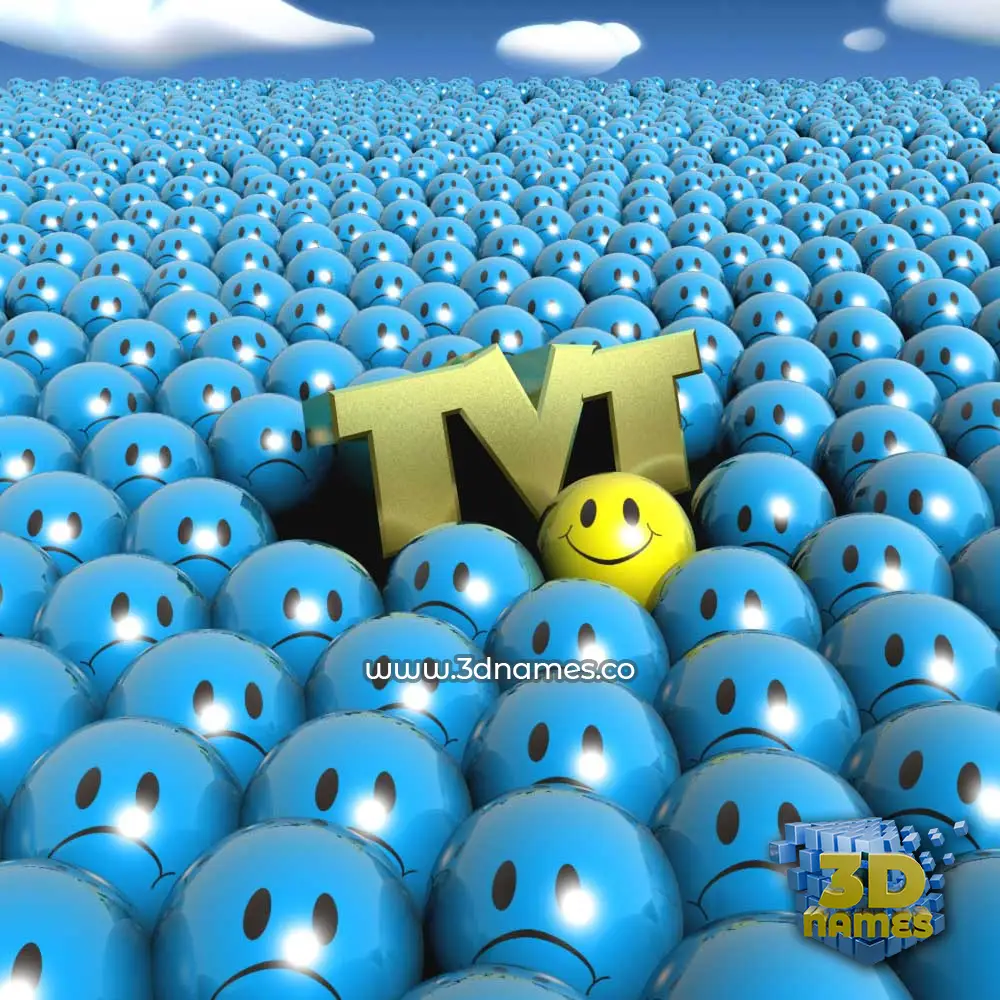 tvt in Special Smileys style - 3D name wallpaper