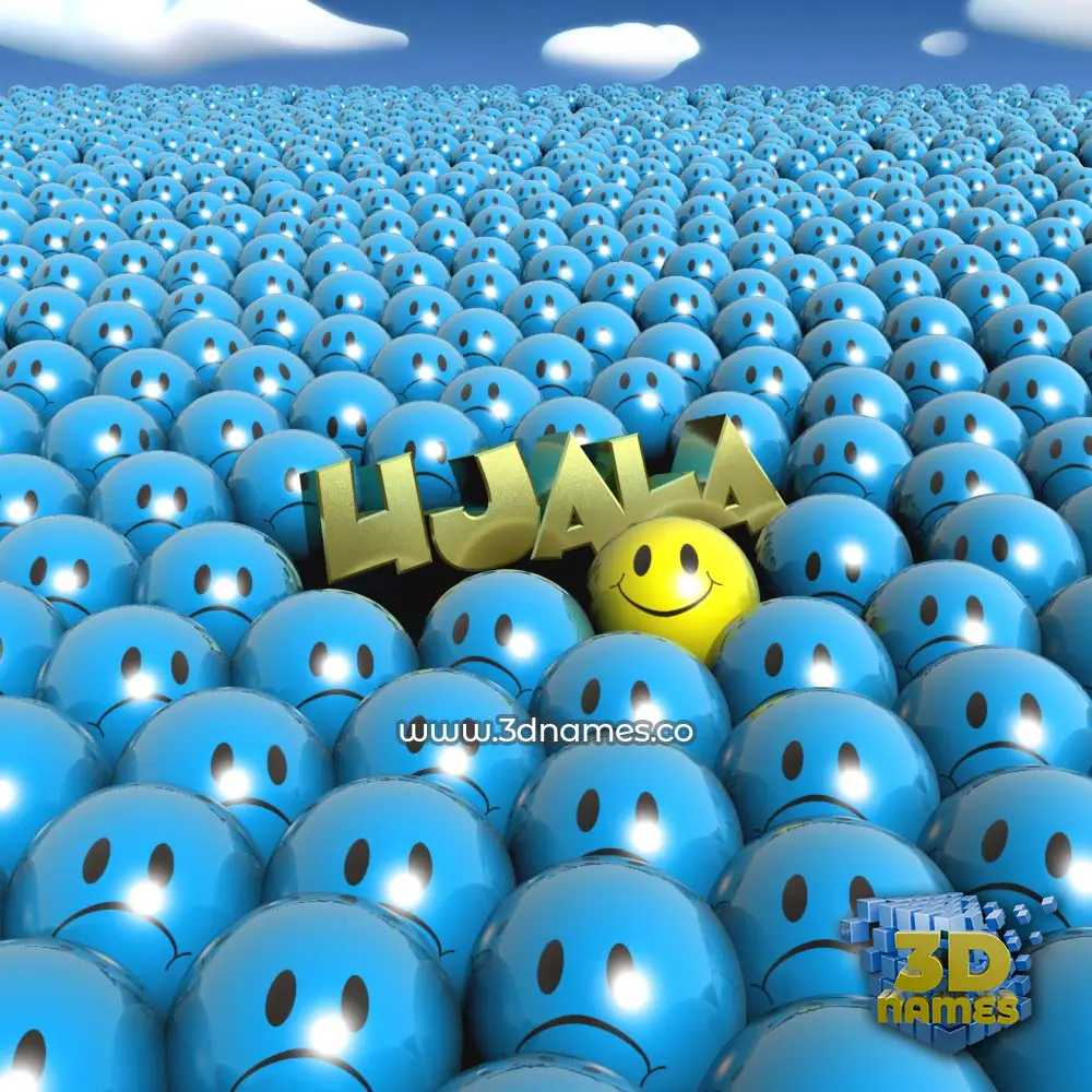 ujala in Special Smileys style - 3D name wallpaper
