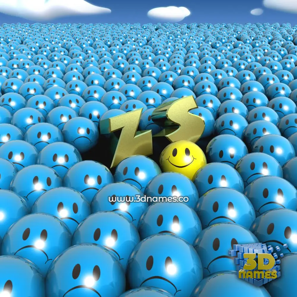 z s in Special Smileys style - 3D name wallpaper