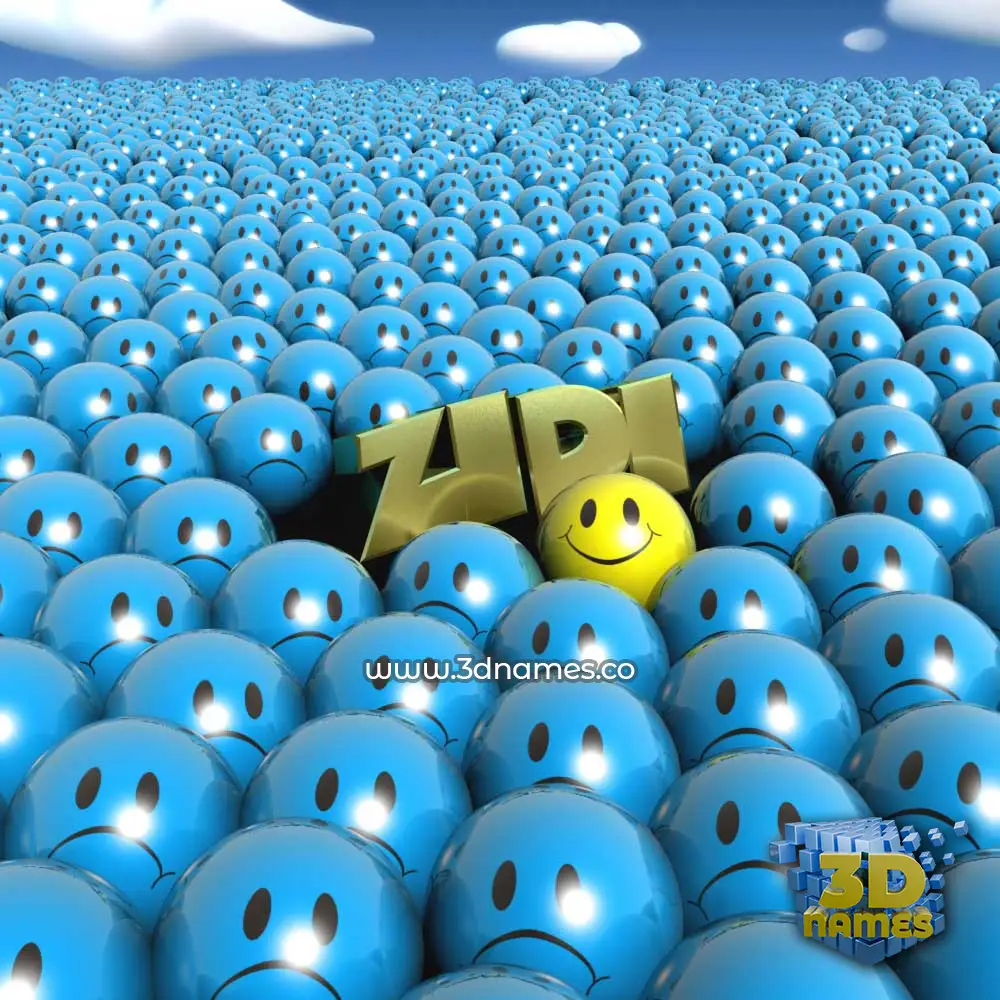 zidi in Special Smileys style - 3D name wallpaper