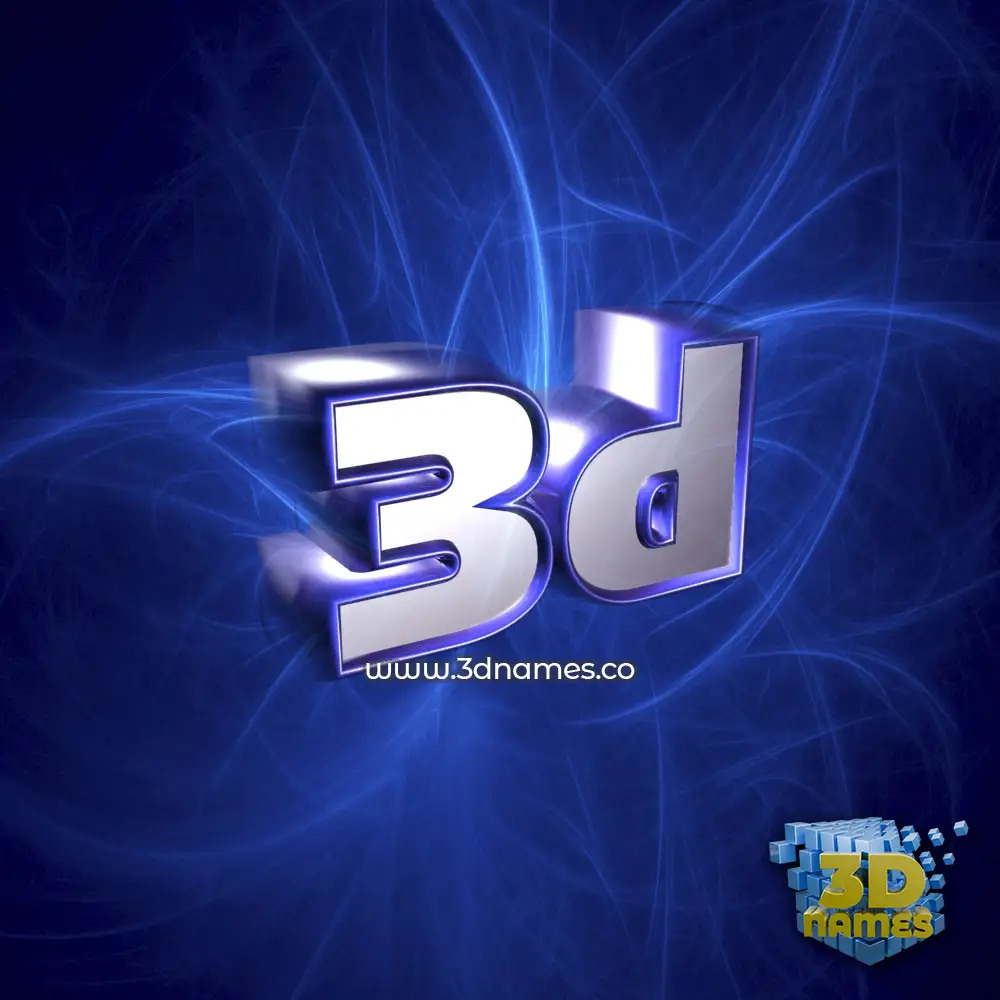3d in Plasma style - 3D name wallpaper