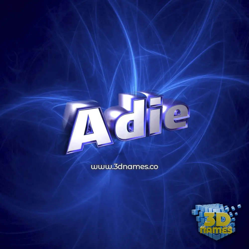 adie in Plasma style - 3D name wallpaper