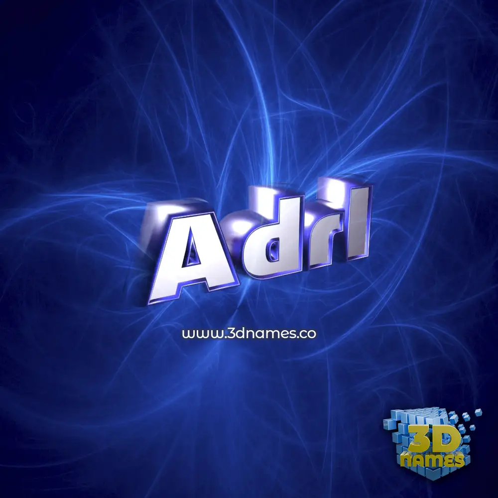 adrl in Plasma style - 3D name wallpaper