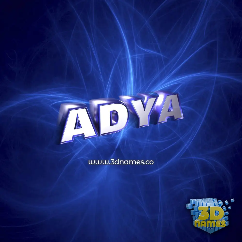 adya in Plasma style - 3D name wallpaper