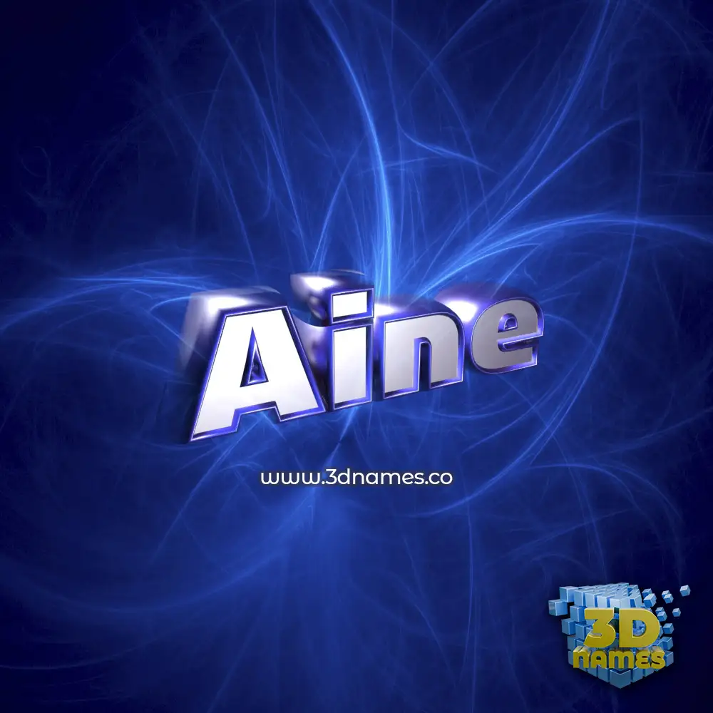 aine in Plasma style - 3D name wallpaper
