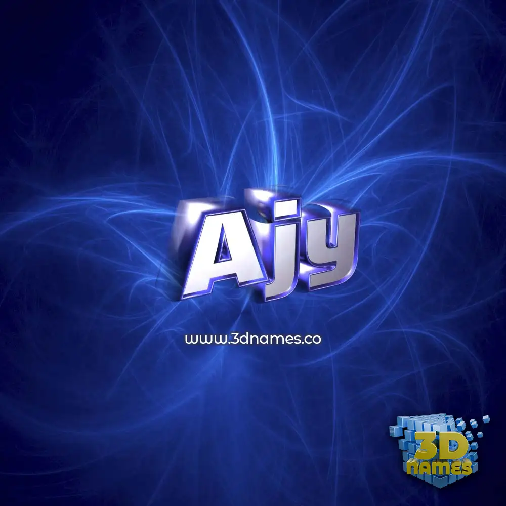 ajy in Plasma style - 3D name wallpaper