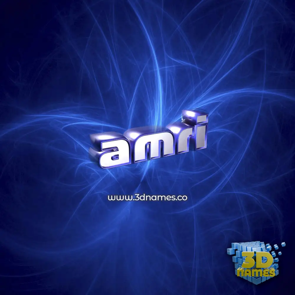 amri in Plasma style - 3D name wallpaper