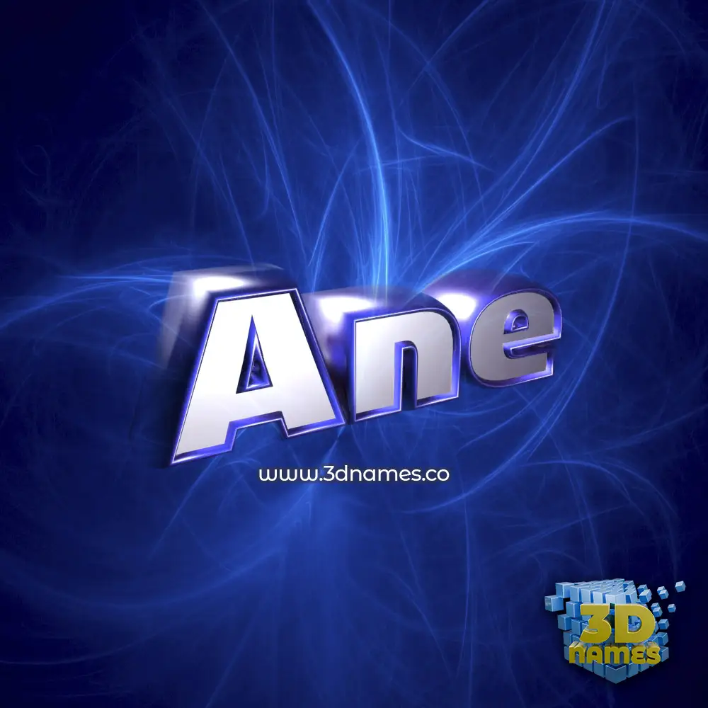 ane in Plasma style - 3D name wallpaper