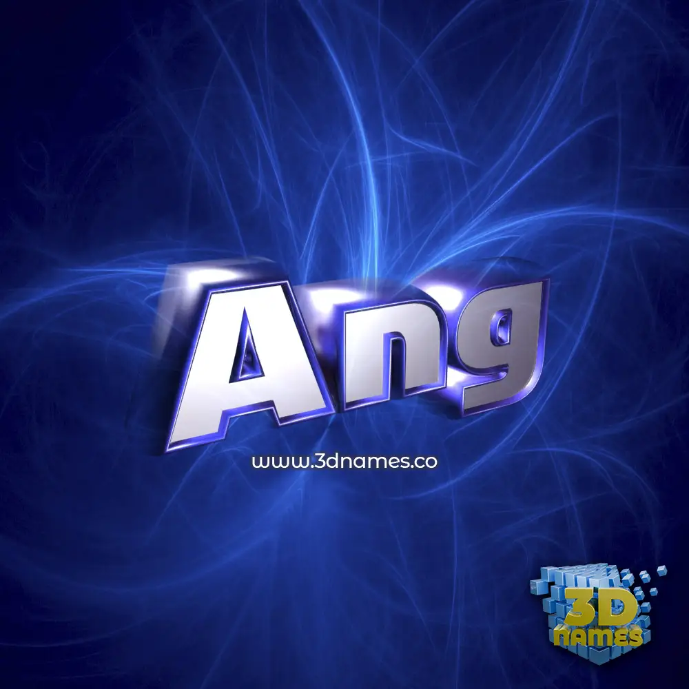 ang in Plasma style - 3D name wallpaper