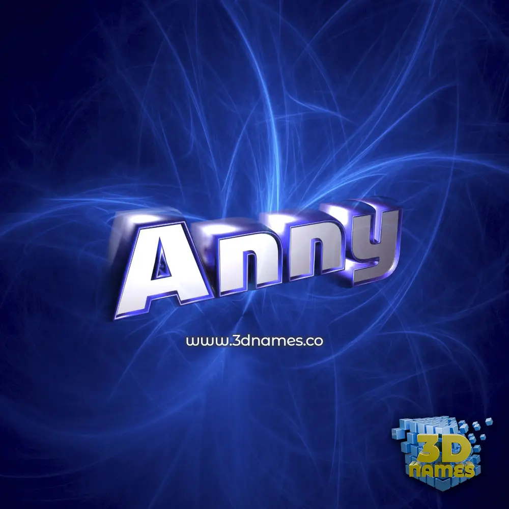 anny in Plasma style - 3D name wallpaper