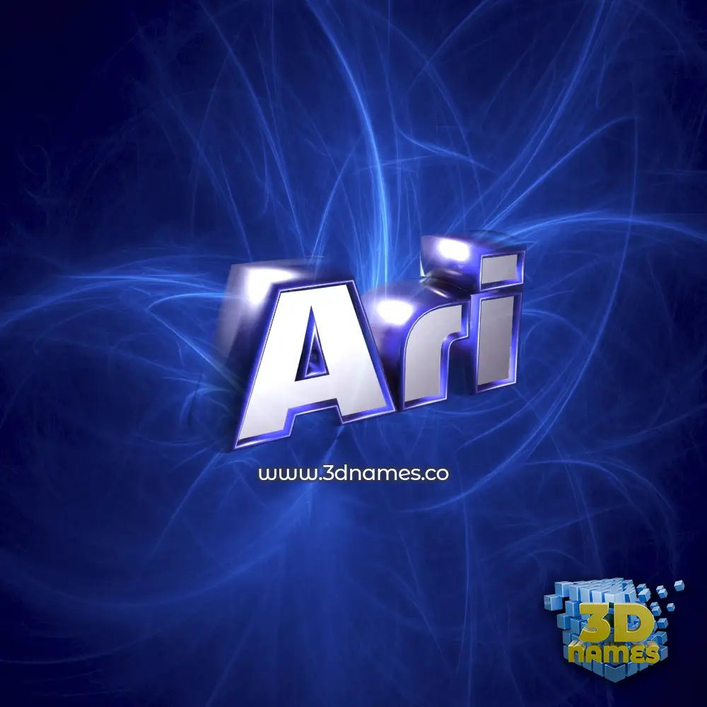 ari in Plasma style - 3D name wallpaper