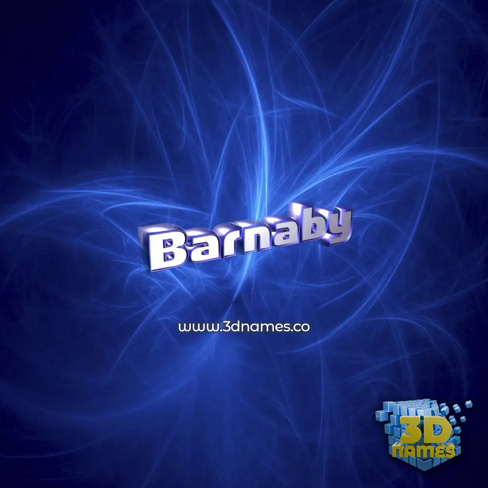 barnaby in Plasma style - 3D name wallpaper