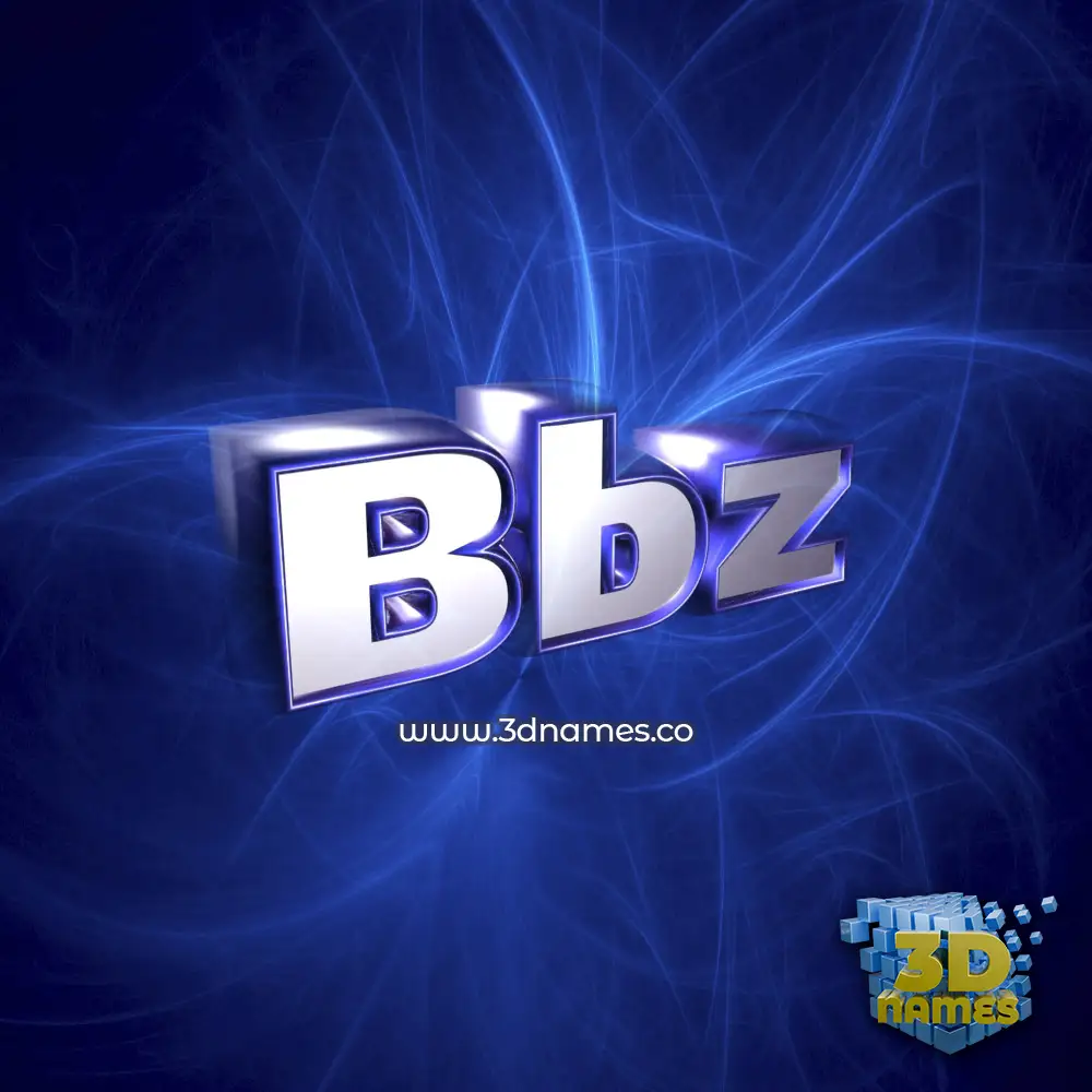 bbz in Plasma style - 3D name wallpaper