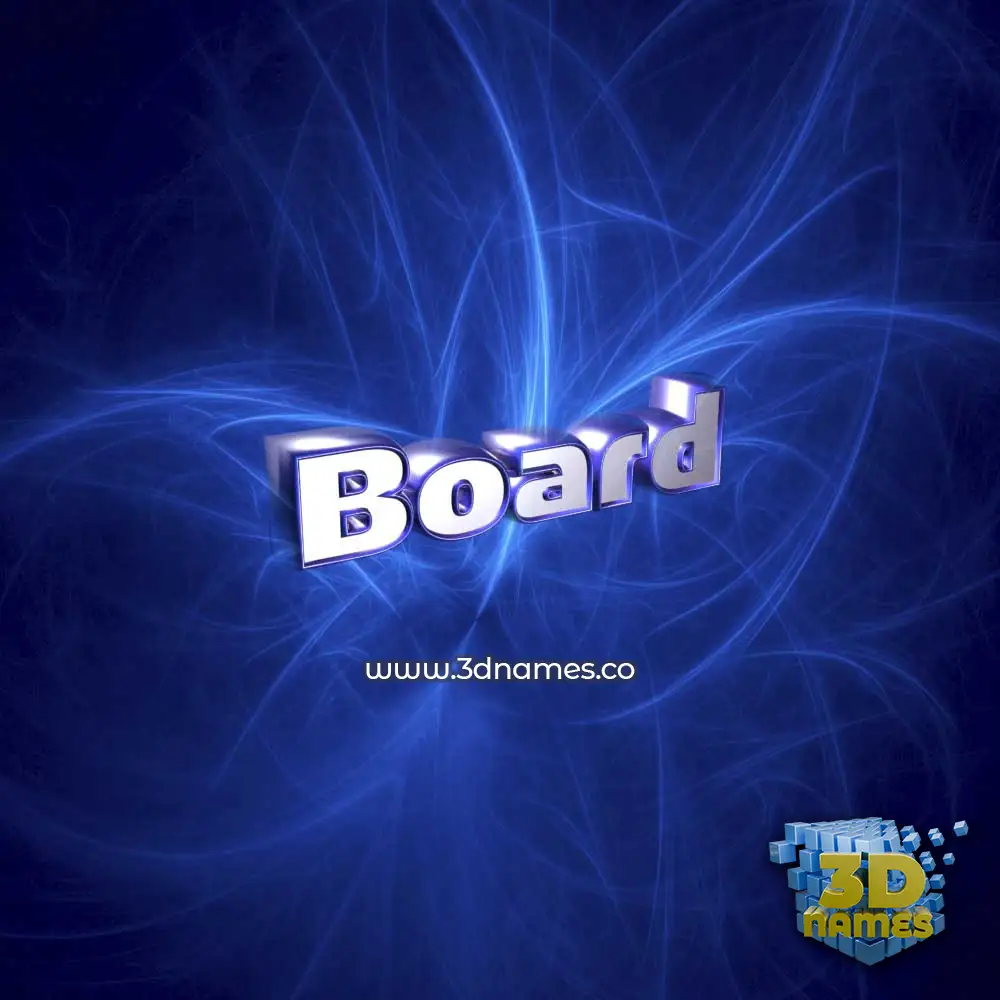 board in Plasma style - 3D name wallpaper