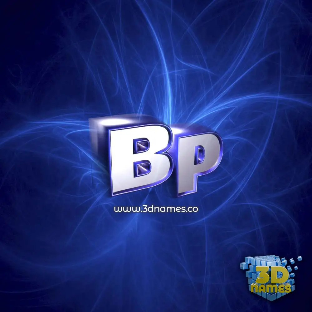 bp in Plasma style - 3D name wallpaper