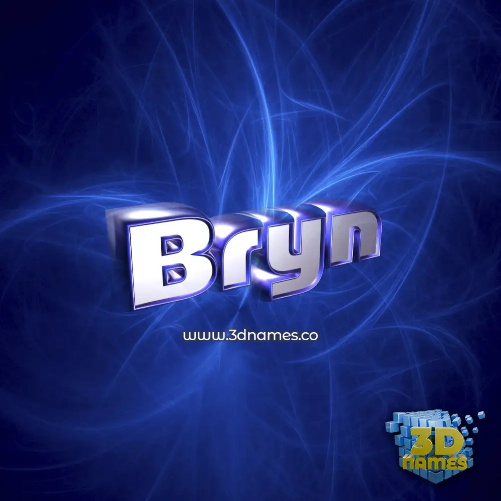 bryn in Plasma style - 3D name wallpaper