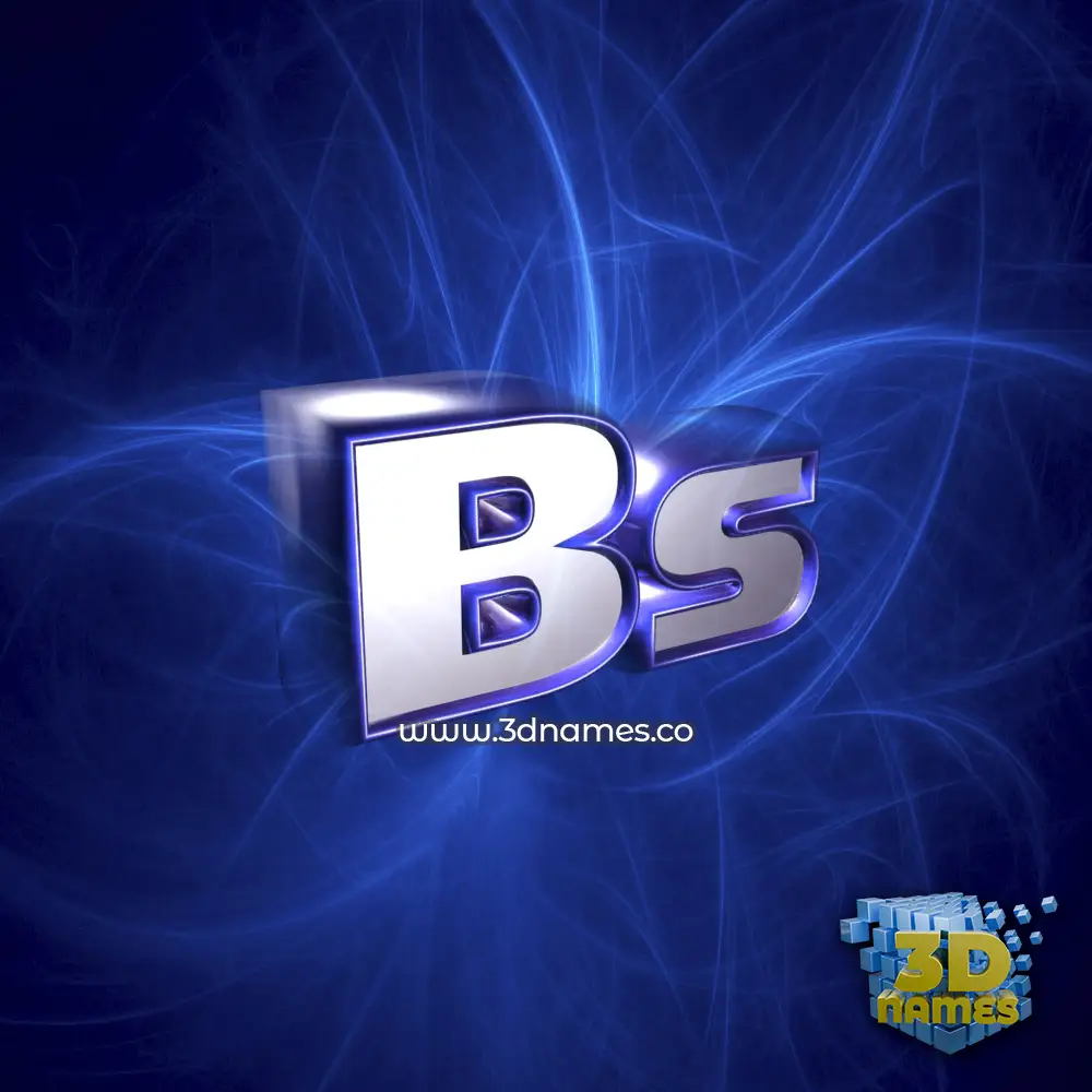 bs in Plasma style - 3D name wallpaper
