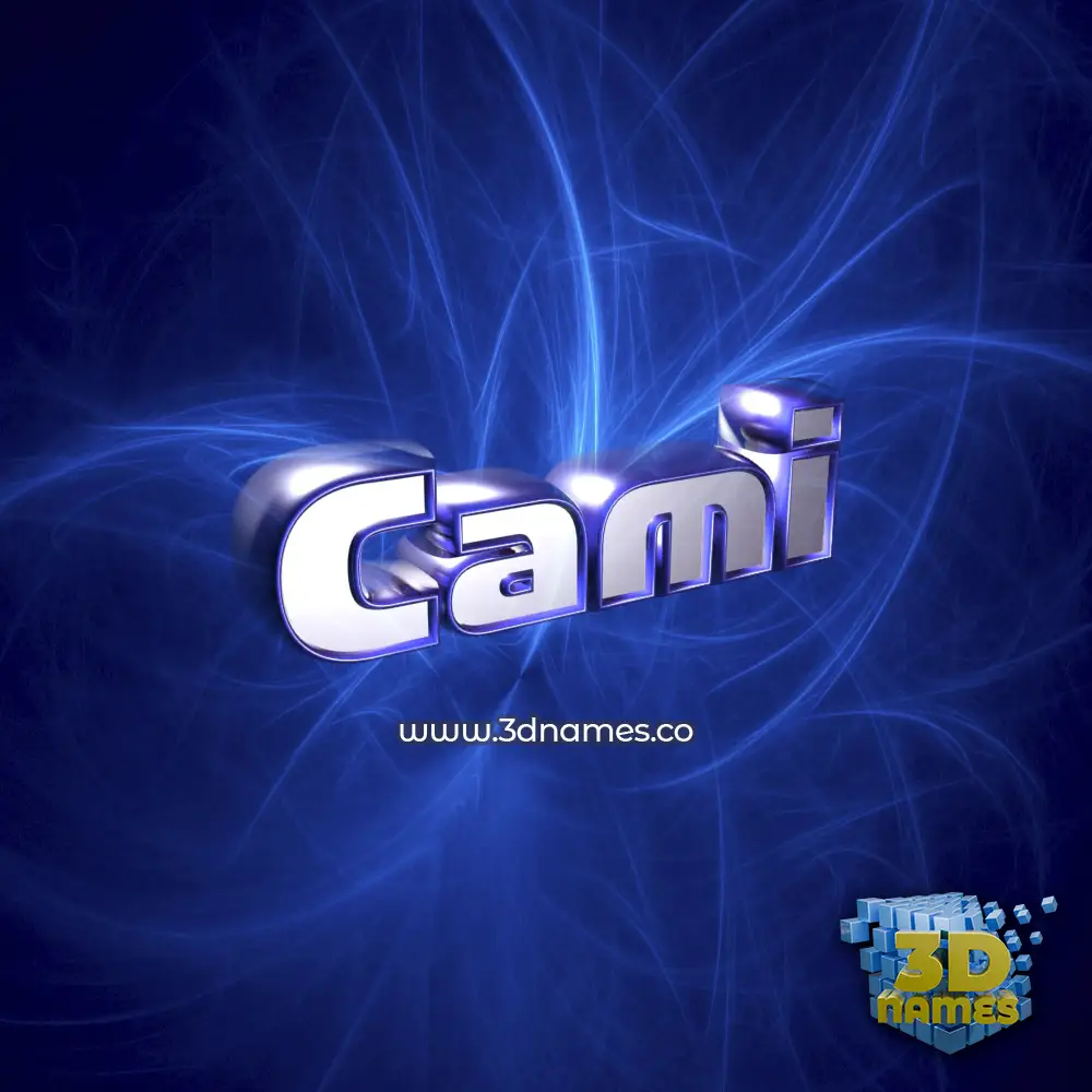 cami in Plasma style - 3D name wallpaper