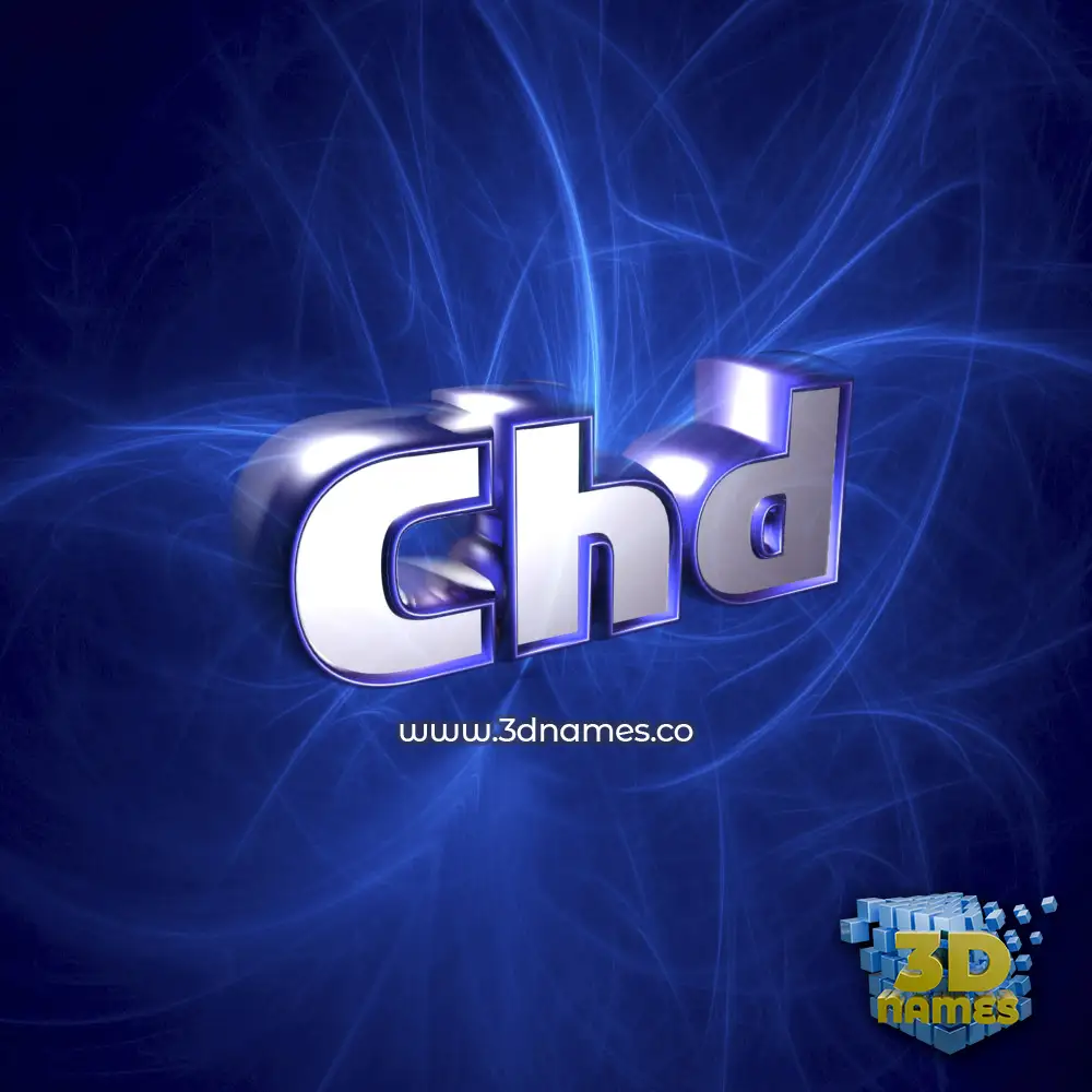 chd in Plasma style - 3D name wallpaper
