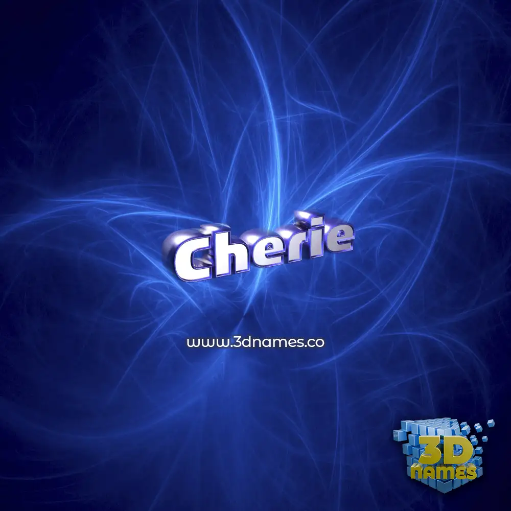 cherie in Plasma style - 3D name wallpaper