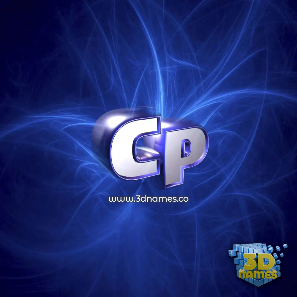 cp in Plasma style - 3D name wallpaper