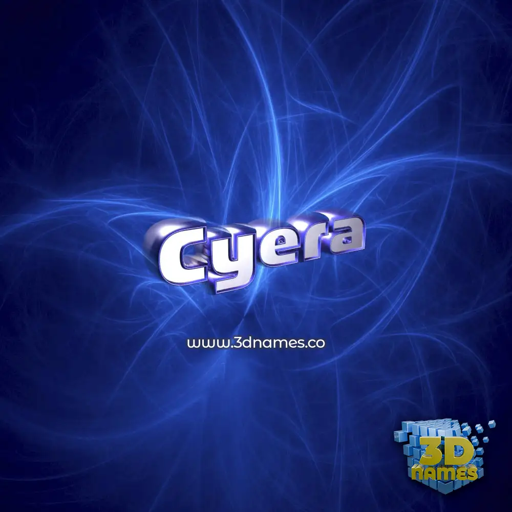cyera in Plasma style - 3D name wallpaper