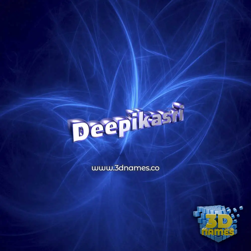 deepikasri in Plasma style - 3D name wallpaper