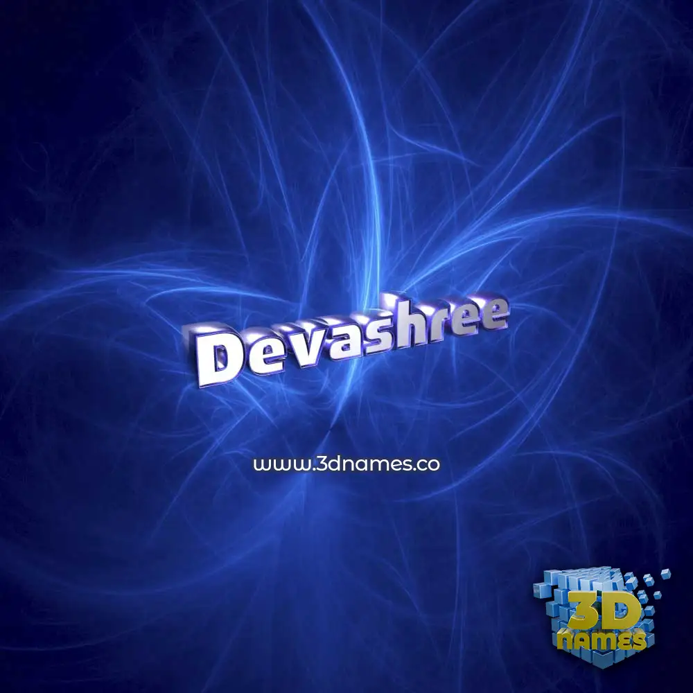 devashree in Plasma style - 3D name wallpaper