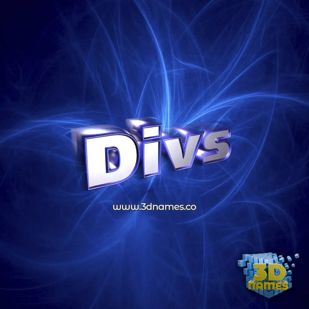 divs in Plasma style - 3D name wallpaper