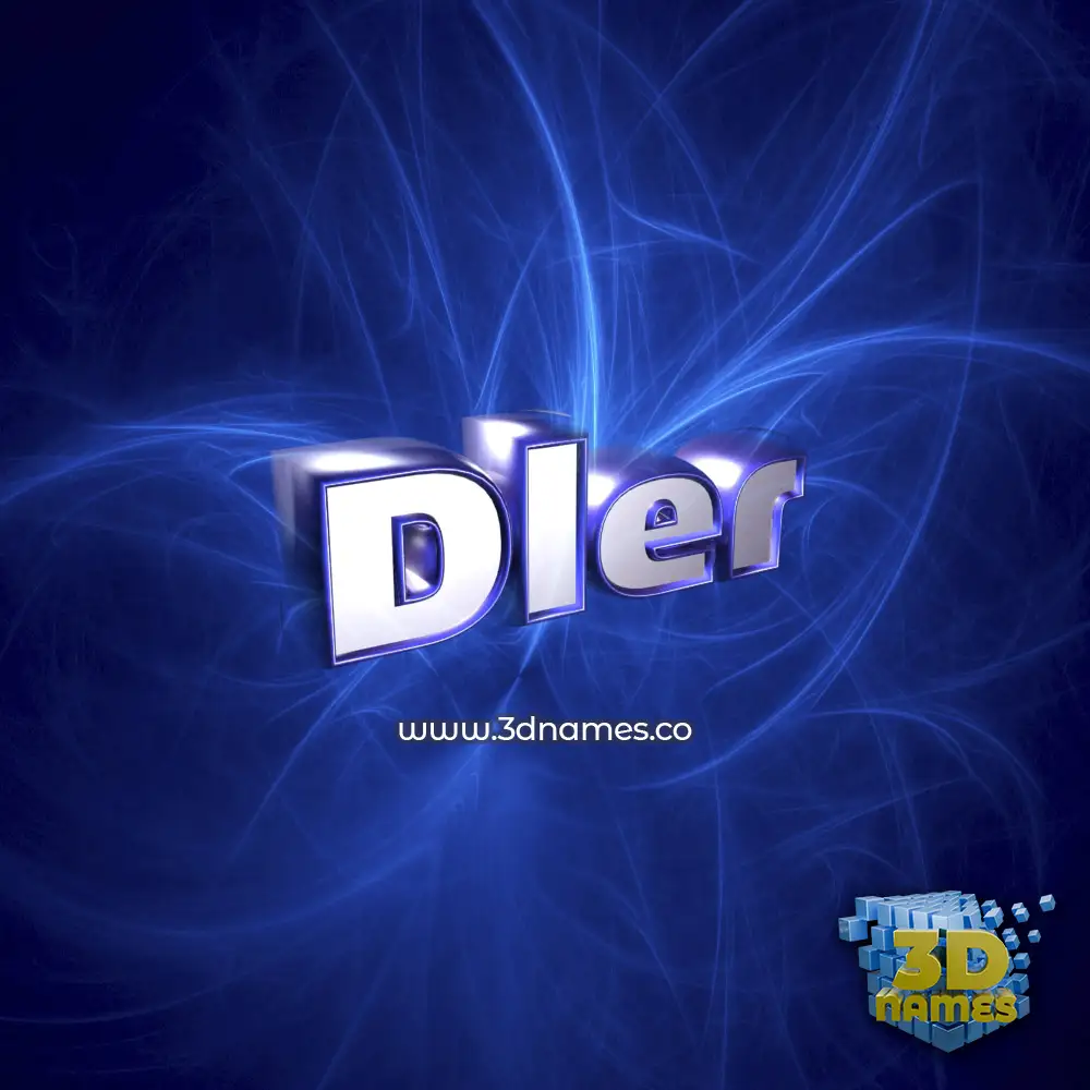 dler in Plasma style - 3D name wallpaper