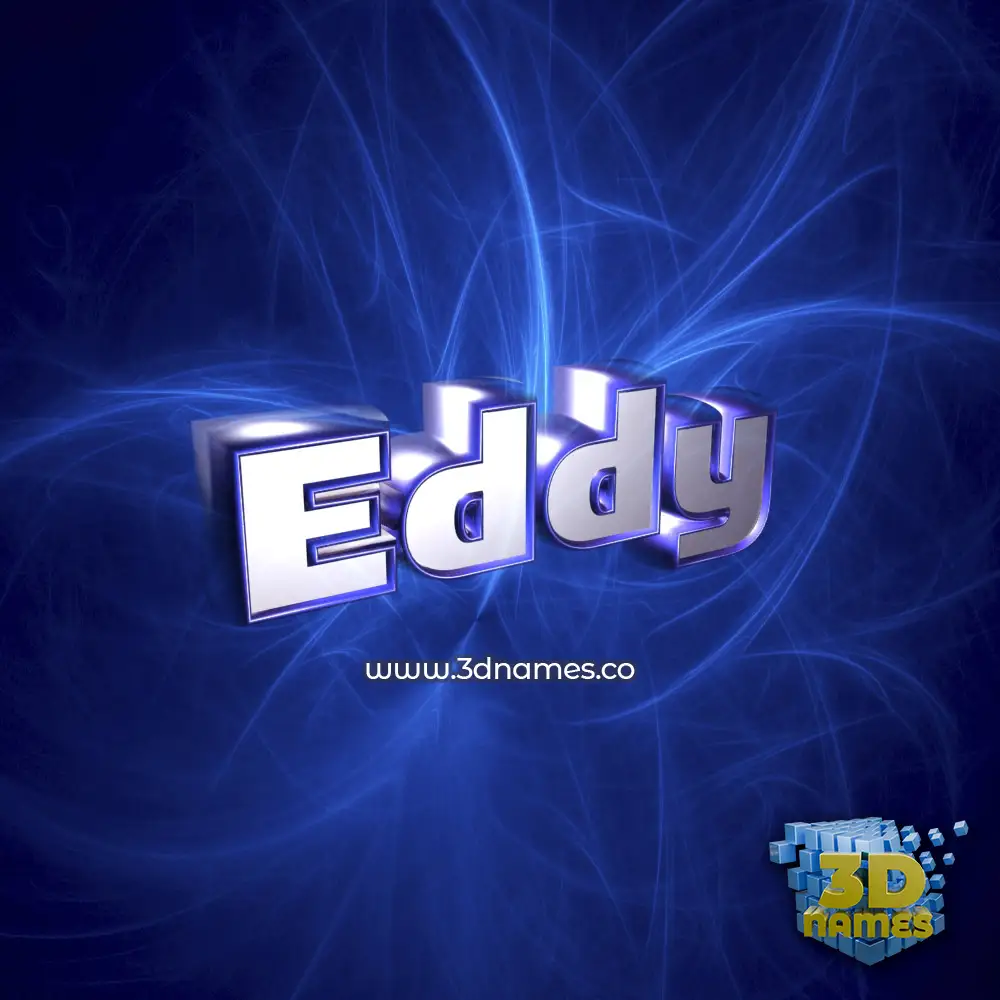 eddy in Plasma style - 3D name wallpaper