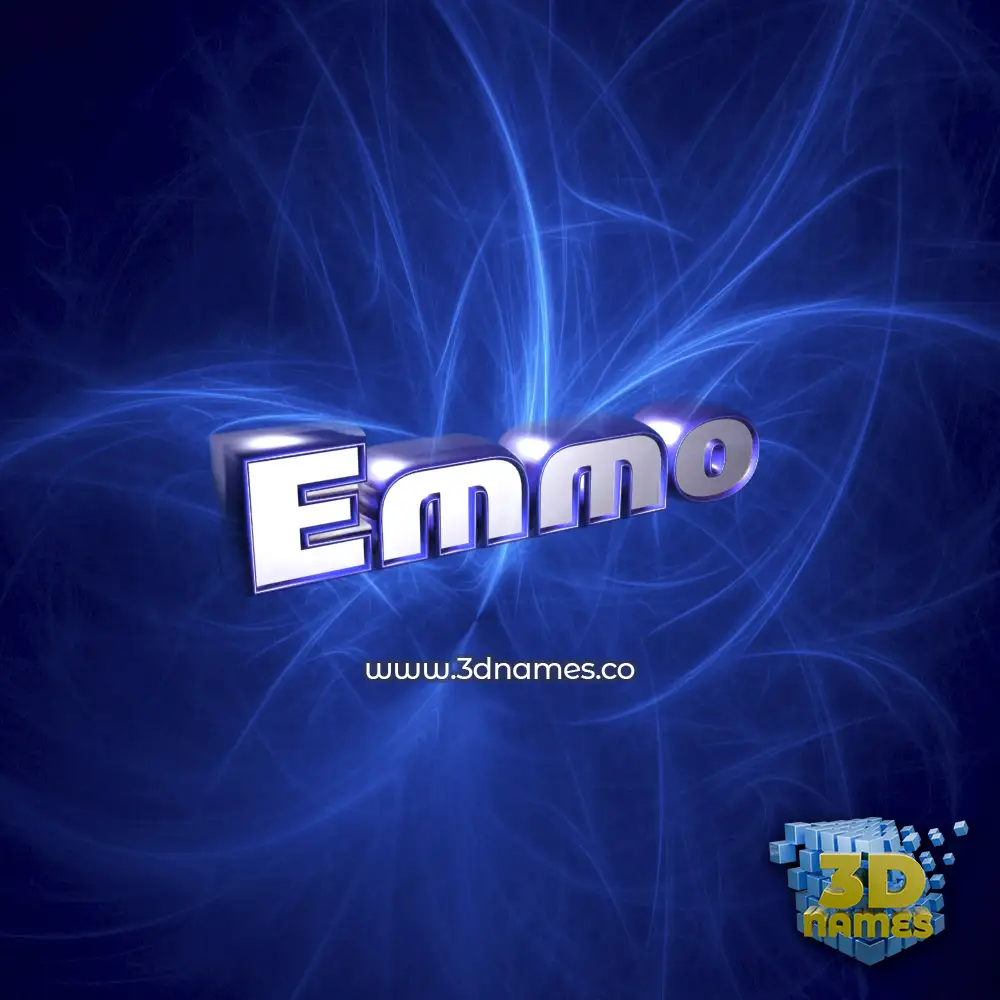 emmo in Plasma style - 3D name wallpaper