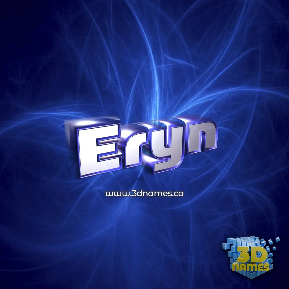 eryn in Plasma style - 3D name wallpaper