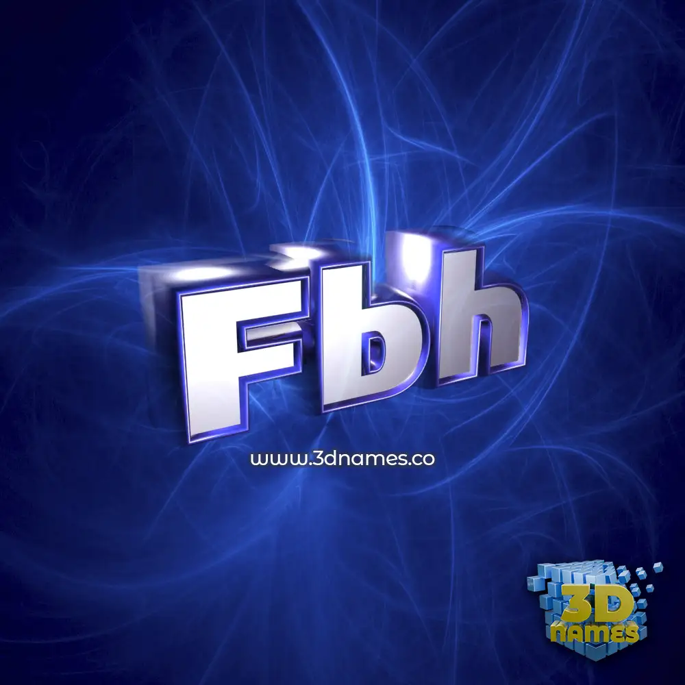 fbh in Plasma style - 3D name wallpaper