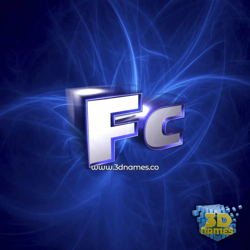 fc in Plasma style - 3D name wallpaper