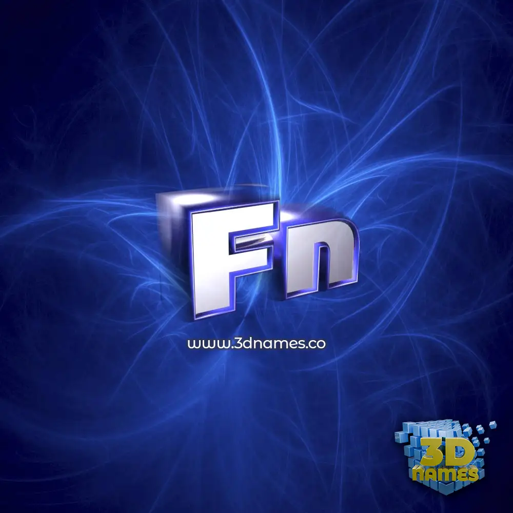fn in Plasma style - 3D name wallpaper