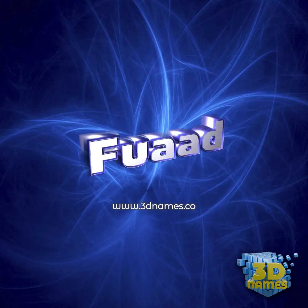 fuaad in Plasma style - 3D name wallpaper