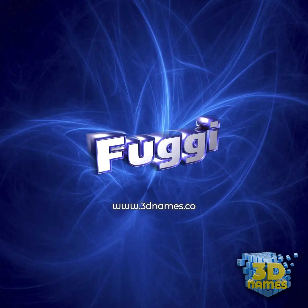 fuggi in Plasma style - 3D name wallpaper