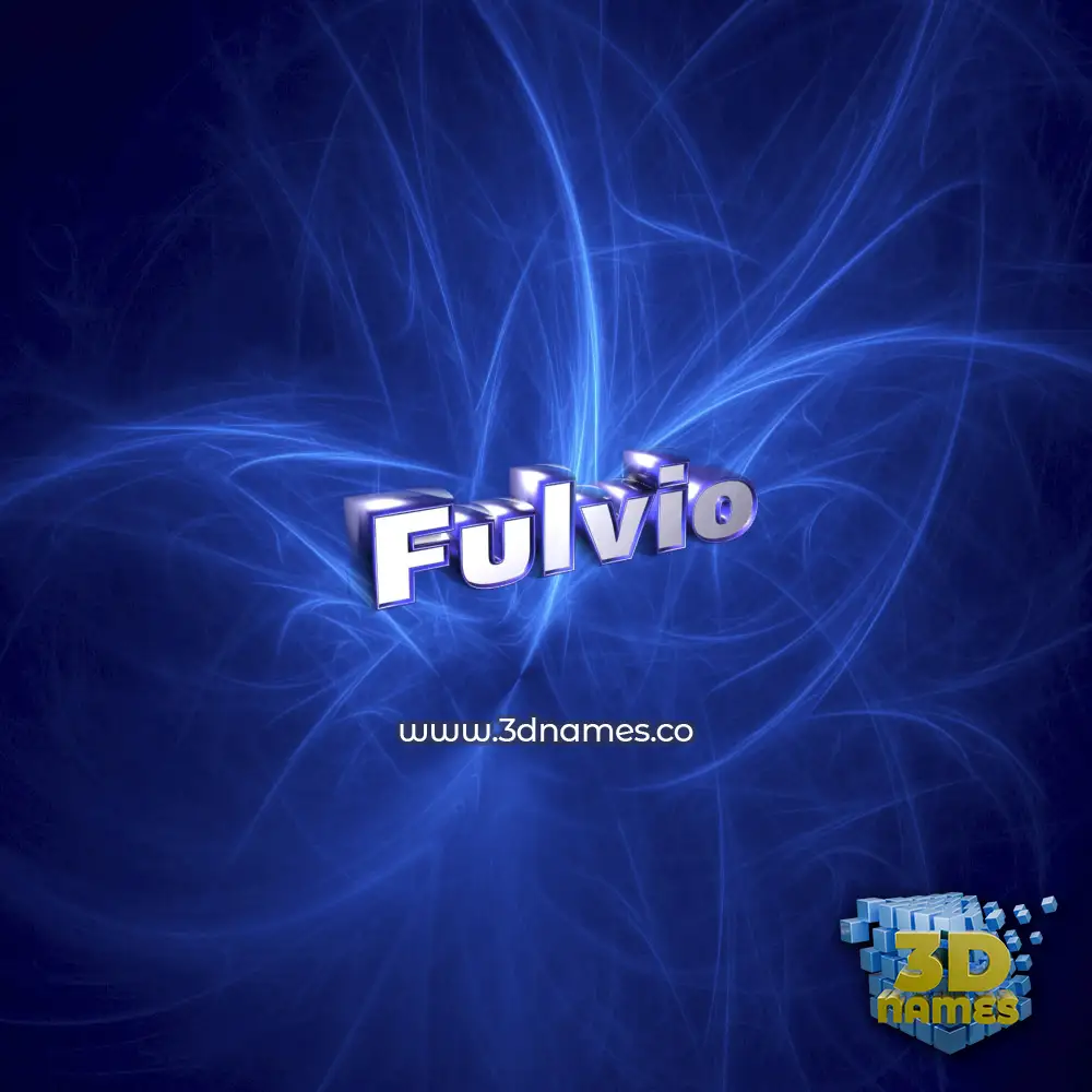 fulvio in Plasma style - 3D name wallpaper