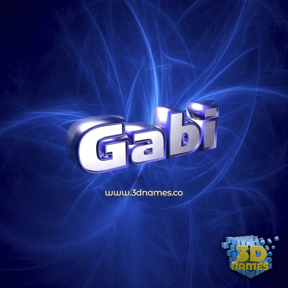 gabi in Plasma style - 3D name wallpaper