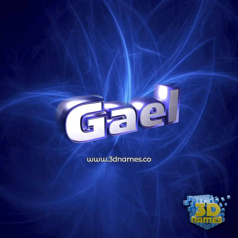 gael in Plasma style - 3D name wallpaper