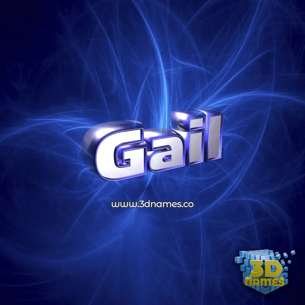 gail in Plasma style - 3D name wallpaper