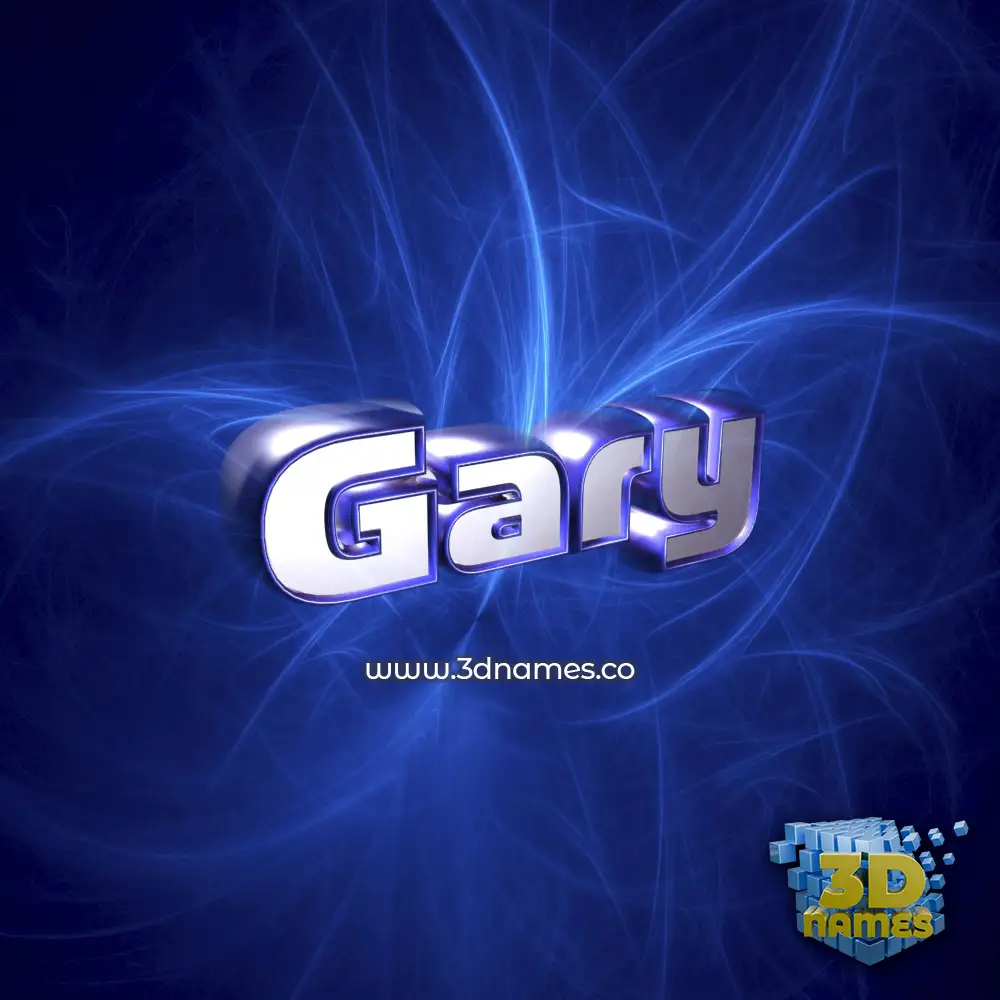 gary in Plasma style - 3D name wallpaper