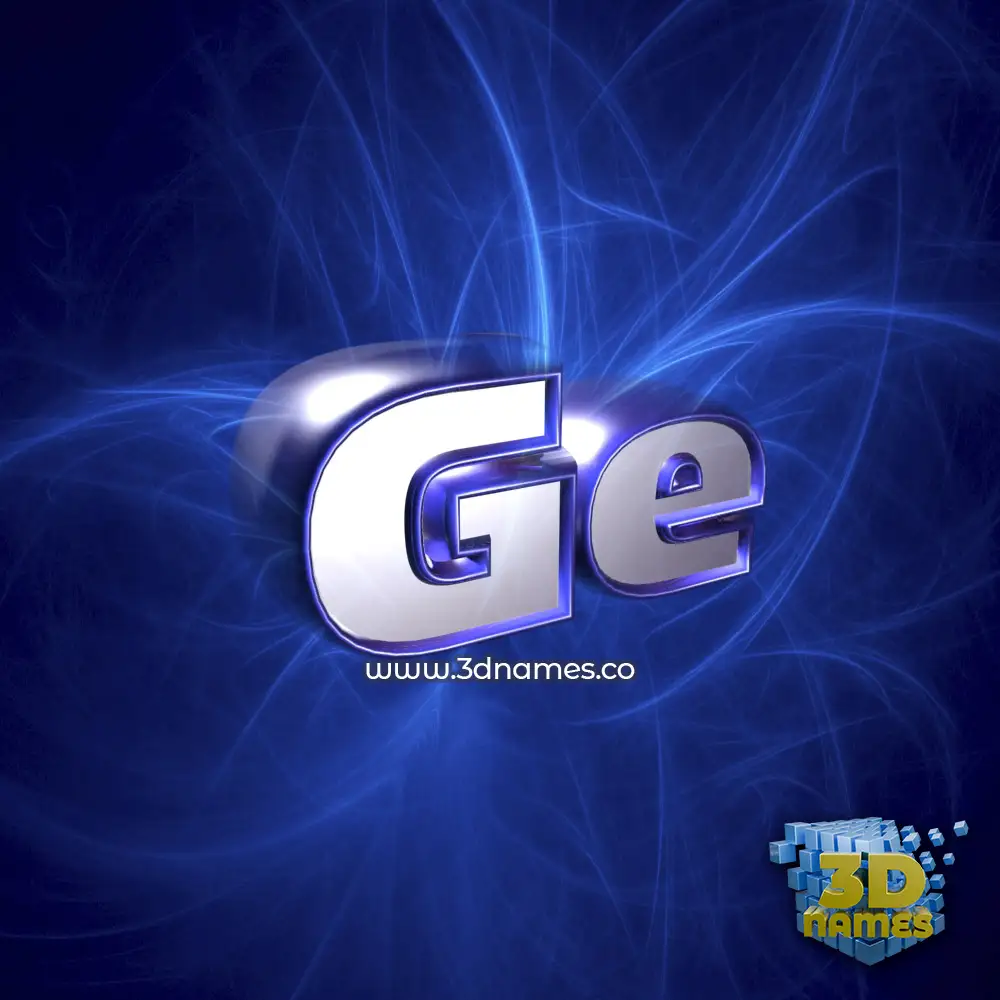 ge in Plasma style - 3D name wallpaper