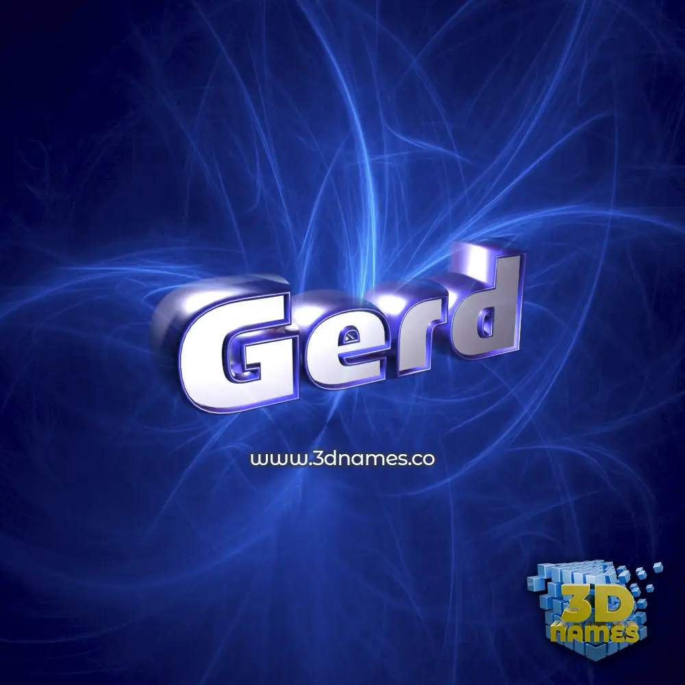 gerd in Plasma style - 3D name wallpaper